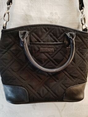 Vera Bradley Black Quilted Crossbody Bag